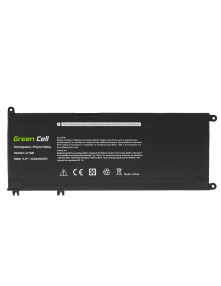 Green Cell Bateria De138 33Ydh Do Dell Inspiron G3 3579 3779 G5 5587 G7 7588 7577 7779 Latitude 3480 3490 3590 3400Mah 15.2V