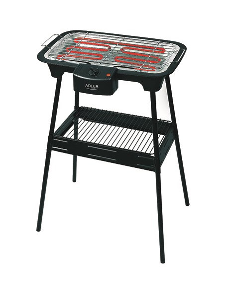 Adler Ad 6602 Gril Blad Prąd Elektryczny Czarny 2000 W