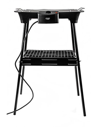 Adler Ad 6602 Gril Blad Prąd Elektryczny Czarny 2000 W