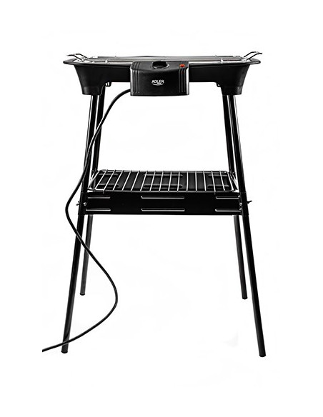 Adler Ad 6602 Gril Blad Prąd Elektryczny Czarny 2000 W