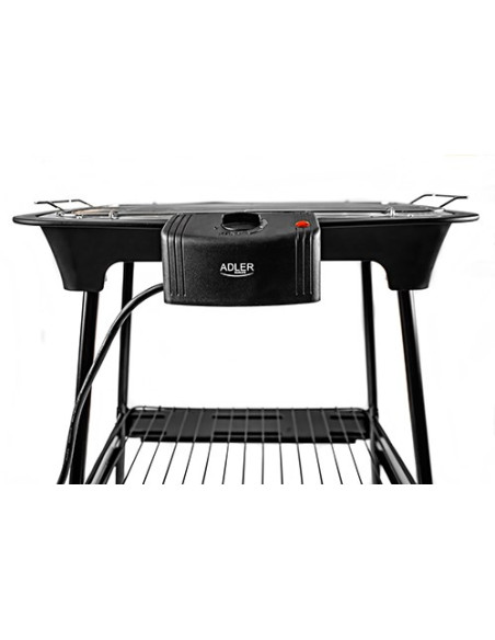 Adler Ad 6602 Gril Blad Prąd Elektryczny Czarny 2000 W