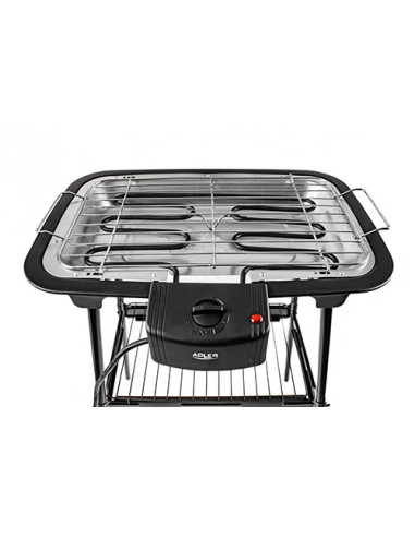 Adler Ad 6602 Gril Blad Prąd Elektryczny Czarny 2000 W