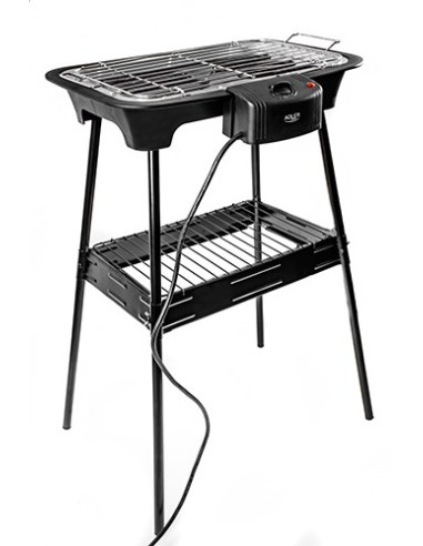 Adler Ad 6602 Gril Blad Prąd Elektryczny Czarny 2000 W