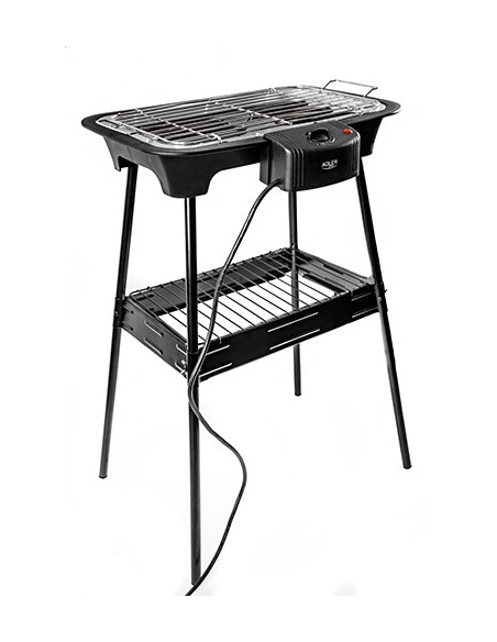 Adler Ad 6602 Gril Blad Prąd Elektryczny Czarny 2000 W