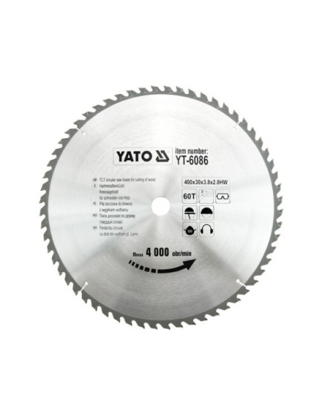 Yato Yt-6086 Ostrze Do Piły Tarczowej 40 Cm 1 Szt.