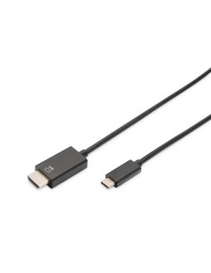 Kabel Usb C/Hdmi M/M  Czarny 5M Usb 3.1 Superspeed+ 4K 60Hz 2