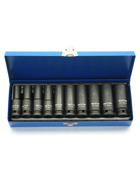 Adler Nasadki Udarowe Długie 10Szt.1/2" Udarowe