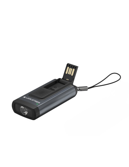Latarka Ledlenser K6R Safety Szara