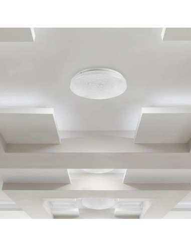 Plafon V-Tac Vt-8424 Gwiazdy 24W Led Ip20 Cct Fi.350 3000-6400K 2600Lm (Sku 217606) Biały