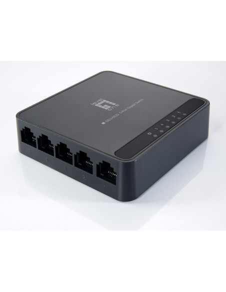 Levelone Geu-0522 Łącza Sieciowe Gigabit Ethernet (10/100/1000) Czarny