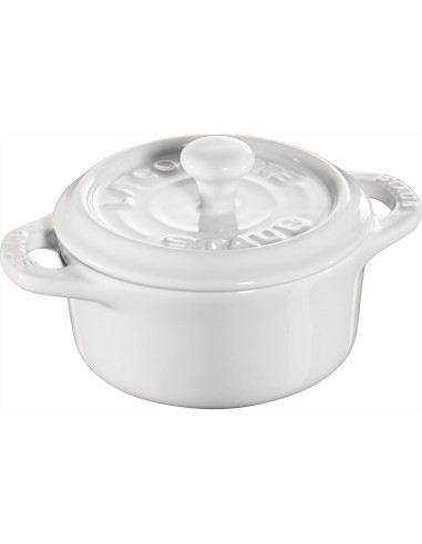 Staub Mini Cocotte Okrągły - 200 Ml, Biały