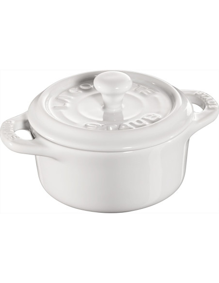 Staub Mini Cocotte Okrągły - 200 Ml, Biały
