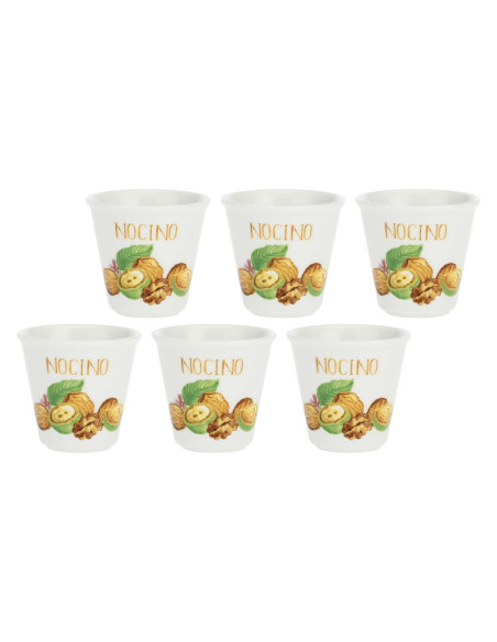 La Porcellana Bianca Liquorelli Zestaw 6 Kieliszków Na Likier Nocino 75 Ml