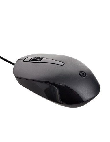 Zestaw Klawiatura + Mysz Hp 150 Wired Mouse And Keyboard Przewodowe Czarne 240J7Aa