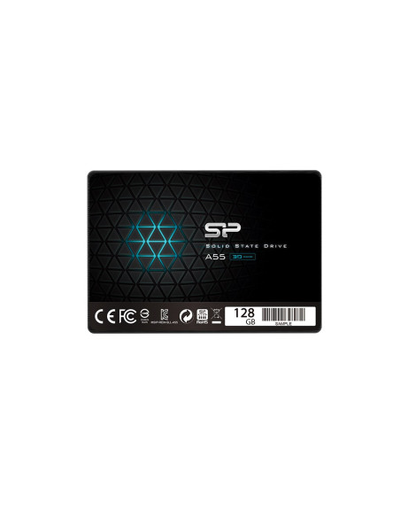 Dysk Ssd Silicon Power Ace A55 128Gb 2,5" Sata Iii 550/420 Mb/S (Sp128Gbss3A55S25)