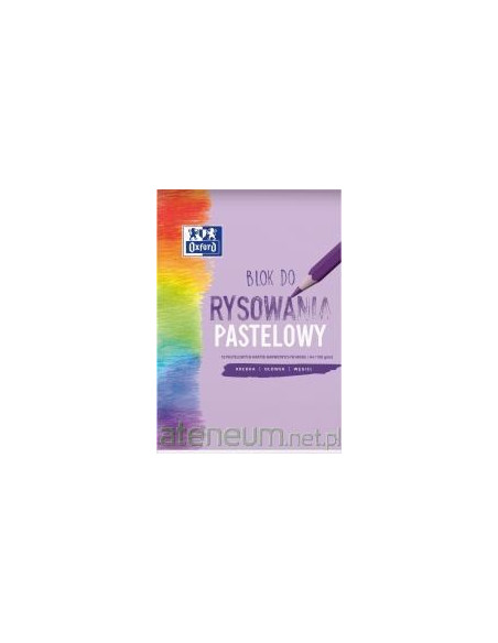Blok Rysunkowy A4/10K Pastelowy (20Szt) Oxford