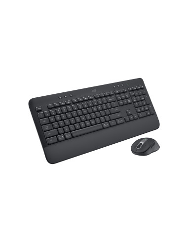 Logitech Signature Mk650 Combo For Business Klawiatura Dołączona Myszka Biuro Bluetooth Qwerty Amerykański Międzynarodowy Grafit