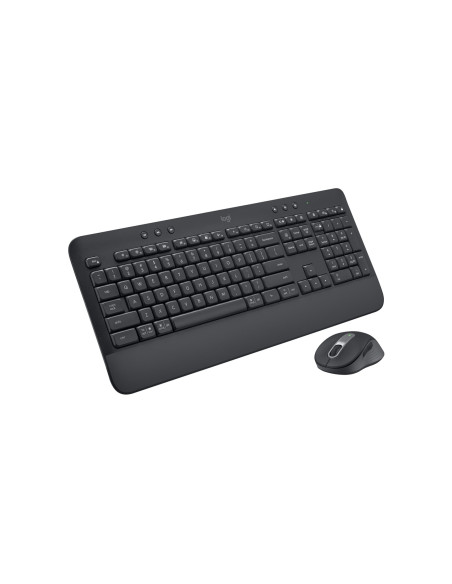 Logitech Signature Mk650 Combo For Business Klawiatura Dołączona Myszka Biuro Bluetooth Qwerty Amerykański Międzynarodowy Grafit