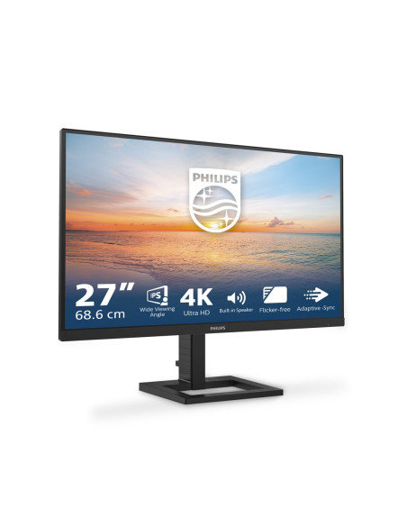 Philips 27E1N1800Ae/00 Monitor Komputerowy 68,6 Cm (27") 3840 X 2160 Px 4K Ultra Hd Led Czarny
