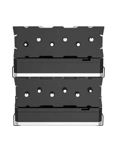 Montech Metal Dt24 Base System Chłodzenia Komputerów Procesor Chłodnica Powietrza 12 Cm Czarny 2 Szt.
