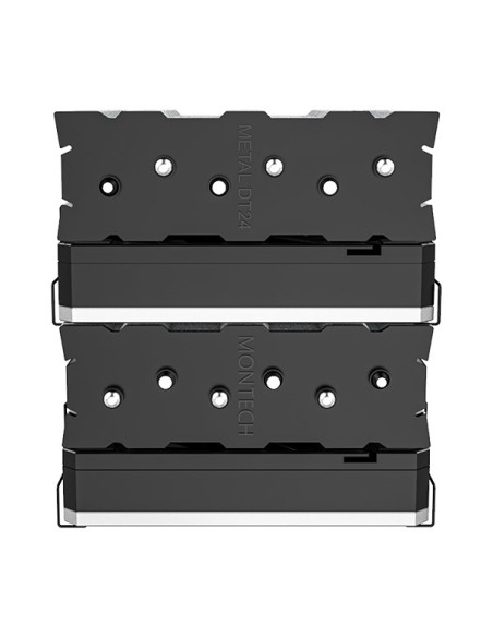 Montech Metal Dt24 Base System Chłodzenia Komputerów Procesor Chłodnica Powietrza 12 Cm Czarny 2 Szt.