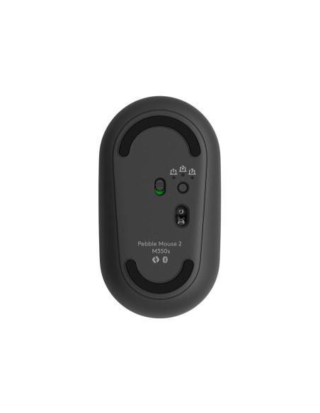 Logitech Pebble 2 M350S Myszka Podróżniczy Oburęczny Rf Wireless + Bluetooth Optyczny 4000 Dpi