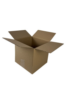 Karton Klapowy, Pudełko Zrobione Z Tektury 3W 3 Warstwowej, Kolor Szaro/Brązowy, 200X120X80Mm 320G/M2 30 Sztuk