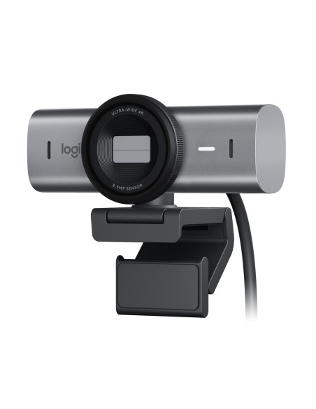 Logitech Mx Brio 705 For Business Kamera Internetowa 8,5 Mp 4096 X 2160 Px Usb 3.2 Gen 1 (3.1 Gen 1) Aluminium, Czarny
