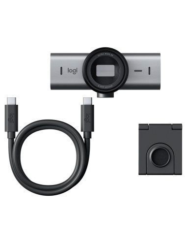 Logitech Mx Brio 705 For Business Kamera Internetowa 8,5 Mp 4096 X 2160 Px Usb 3.2 Gen 1 (3.1 Gen 1) Aluminium, Czarny