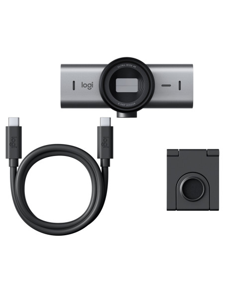 Logitech Mx Brio 705 For Business Kamera Internetowa 8,5 Mp 4096 X 2160 Px Usb 3.2 Gen 1 (3.1 Gen 1) Aluminium, Czarny