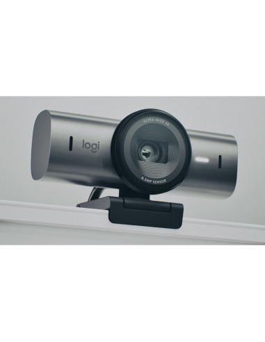 Logitech Mx Brio 705 For Business Kamera Internetowa 8,5 Mp 4096 X 2160 Px Usb 3.2 Gen 1 (3.1 Gen 1) Aluminium, Czarny