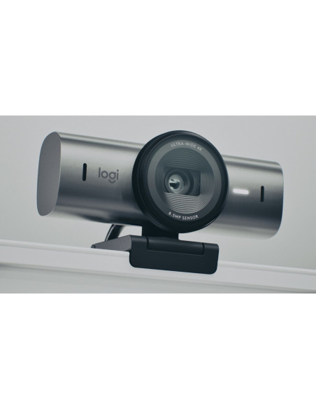 Logitech Mx Brio 705 For Business Kamera Internetowa 8,5 Mp 4096 X 2160 Px Usb 3.2 Gen 1 (3.1 Gen 1) Aluminium, Czarny