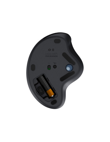 Logitech Ergo M575 For Business Myszka Biuro Po Prawej Stronie Rf Wireless + Bluetooth Manipulator Kulkowy 2000 Dpi