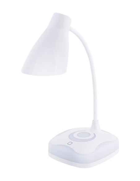 Nowoczesna Lampka Na Biurko Led Activejet Classic Plus Biała Z Funkcją Oświetlenia Nocnego