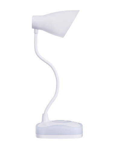 Nowoczesna Lampka Na Biurko Led Activejet Classic Plus Biała Z Funkcją Oświetlenia Nocnego