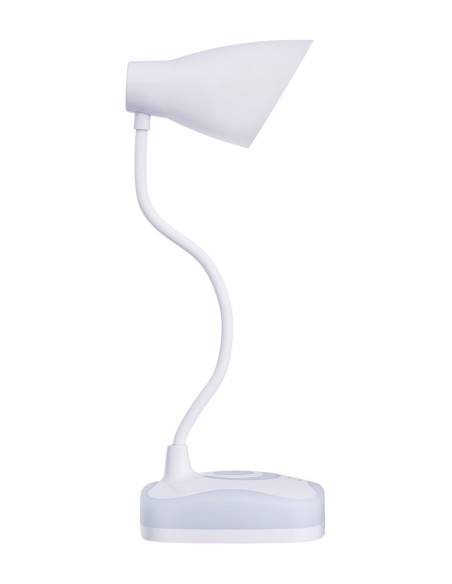 Nowoczesna Lampka Na Biurko Led Activejet Classic Plus Biała Z Funkcją Oświetlenia Nocnego