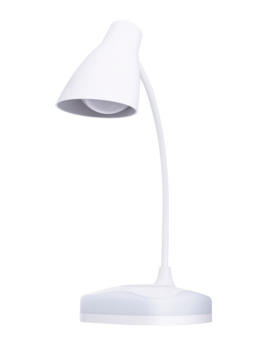 Nowoczesna Lampka Na Biurko Led Activejet Classic Plus Biała Z Funkcją Oświetlenia Nocnego