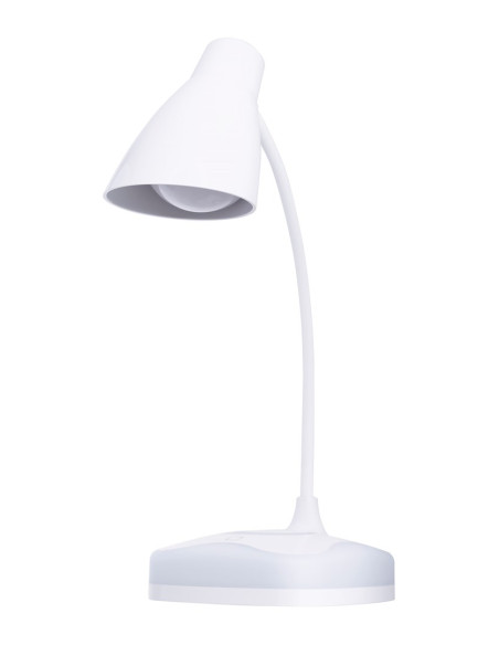 Nowoczesna Lampka Na Biurko Led Activejet Classic Plus Biała Z Funkcją Oświetlenia Nocnego