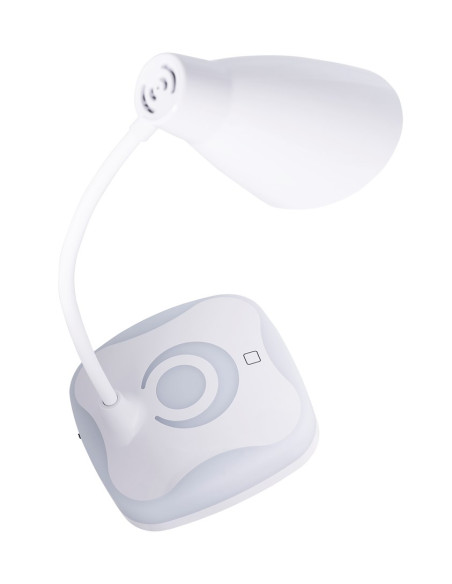 Nowoczesna Lampka Na Biurko Led Activejet Classic Plus Biała Z Funkcją Oświetlenia Nocnego