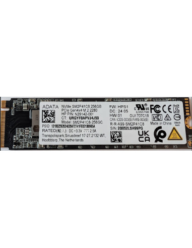 Dysk Ssd Adata 256Gb Nvme Pcie Gen4X4 M.2 2280 Sm2P41C8-256Gc
