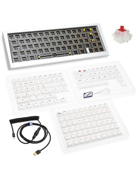 Ducky Outlaw 65 Klawiatura Uniwersalne Usb Srebrny