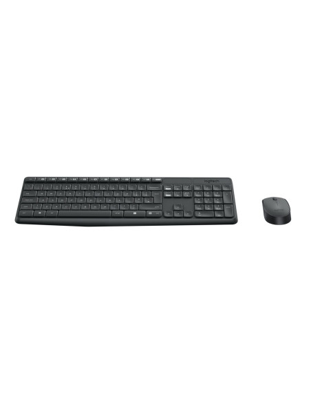 Mk235 Wireless Keyboard / Mouse/Combo Grey-Deu-2.4Ghz-Central