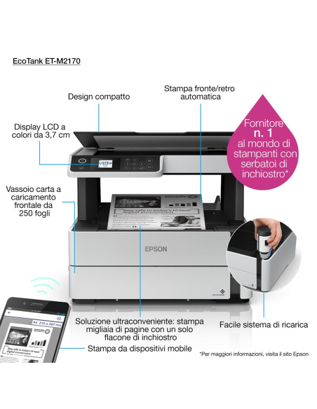 Urządzenie Wielofunkcyjne Epson Ecotank M2170