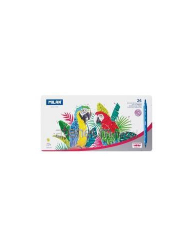 Flamastry Z 2 Ko?C?Wkami 24 Kol W Met. Opakowaniu