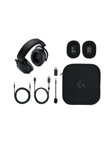 Logitech G Pro X 2 Zestaw Słuchawkowy Przewodowy I Bezprzewodowy Opaska Na Głowę Gaming Bluetooth Czarny