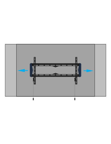 Uchwyt Ścienny Do Płaskiego Ekranu B-Tech Elements Bt5442/B (Vesa 600)