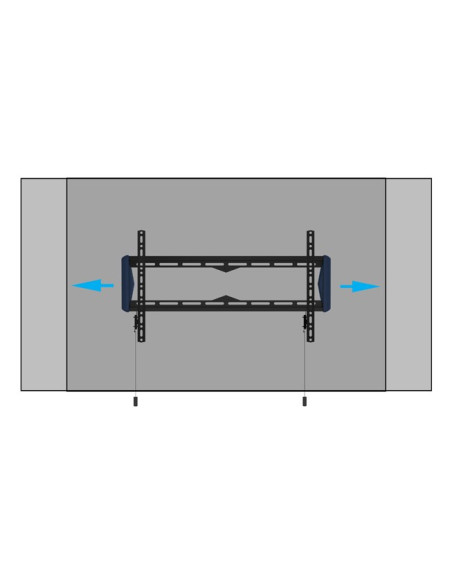 Uchwyt Ścienny Do Płaskiego Ekranu B-Tech Elements Bt5442/B (Vesa 600)