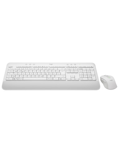 Logitech Signature Mk650 Combo For Business Klawiatura Dołączona Myszka Biuro Bluetooth Qwertz Niemiecki Biały