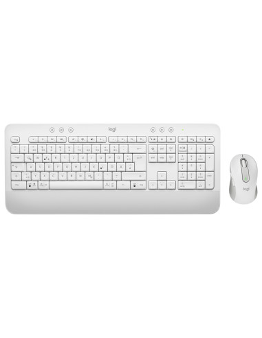 Logitech Signature Mk650 Combo For Business Klawiatura Dołączona Myszka Biuro Bluetooth Qwertz Niemiecki Biały