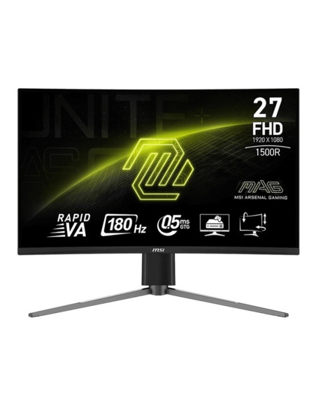 Msi Mag 27C6Pf Monitor Komputerowy 68,6 Cm (27") 1920 X 1080 Px Full Hd Czarny